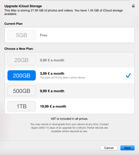 Icloud Drive Precios