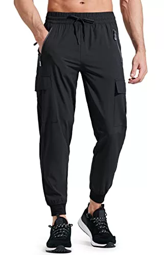 Libin Pantalones de Trekking Hombre Ligero Secado Rápido