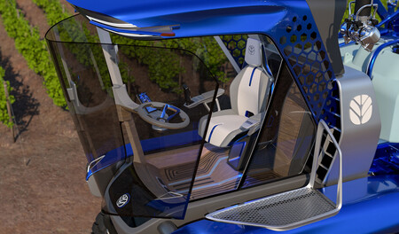 Straddle Tractor Concept, prototipo de tractor eléctrico vinícola