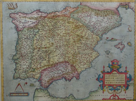 Mapa De Espana En 1570