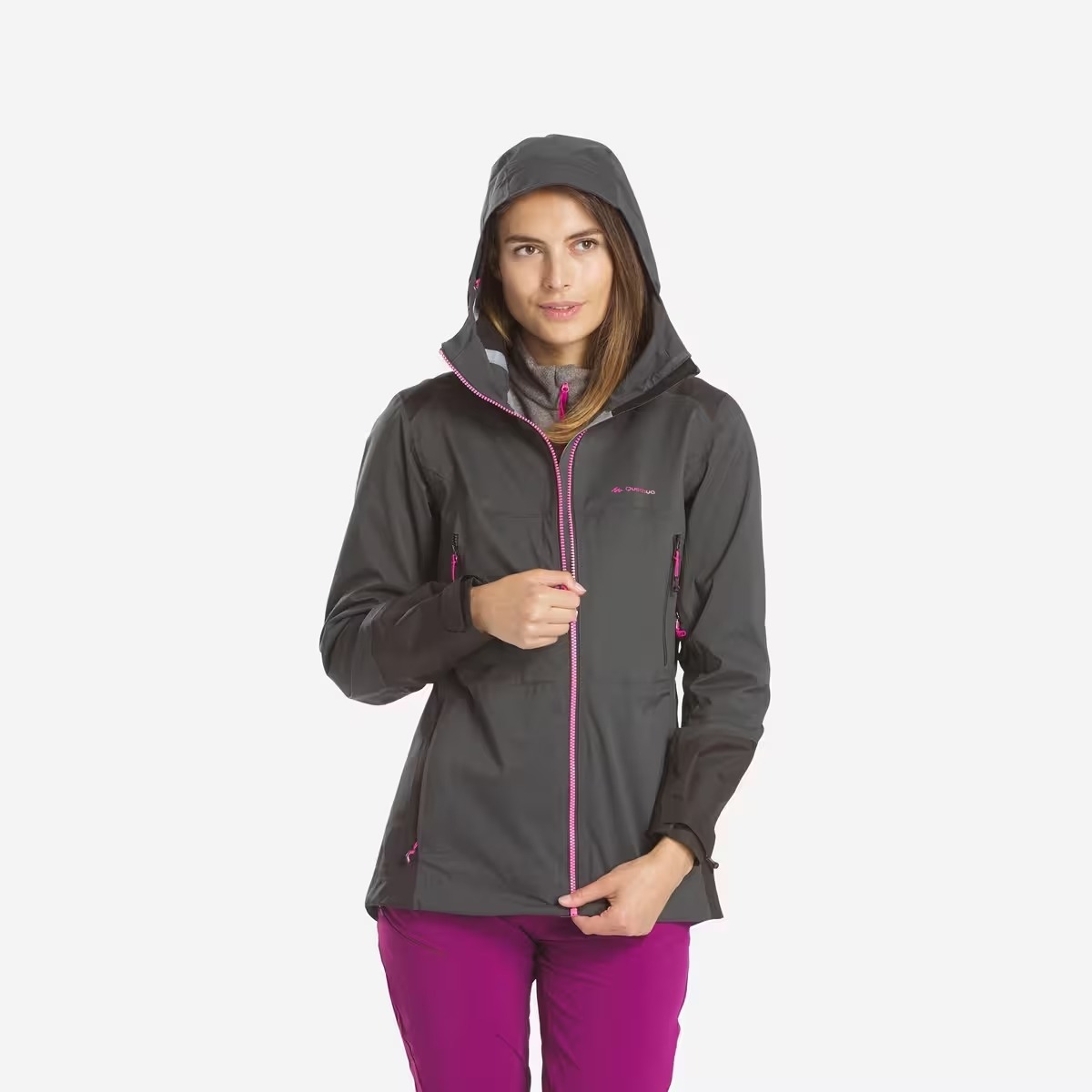 Chaqueta impermeable de montaña y trekking Mujer Quechua MH900
