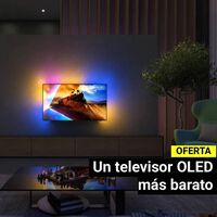 A mitad de precio la tele OLED de Philips con Ambilight que es ideal para cine y videojuegos 