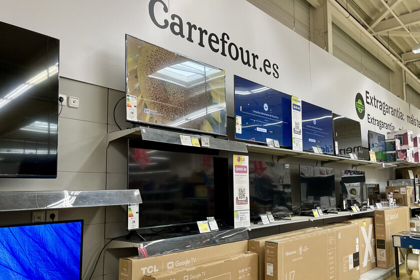 Carrefour tira la casa por la ventana y deja a precio de outlet esta tele MiniLED de 55 pulgadas con Google TV 