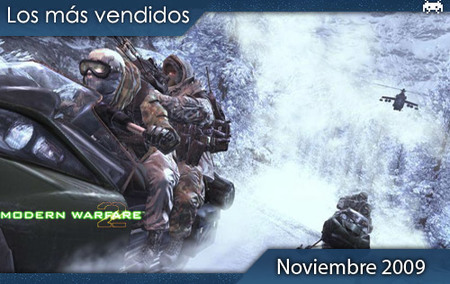 Los juegos más vendidos en España. Noviembre 2009