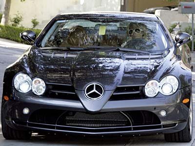 Paris Hilton Mercedes SLR Mclaren