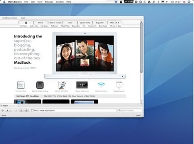 DeskBrowse, un navegador diferente