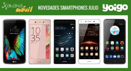 Precios Huawei P9 Plus, Huawei Y5 II, Sony Xperia XA, ZTE Blade V7, LG K10 y Wolder Wiam #23 con Yoigo