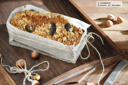 Cake de ron con frutos secos. Receta