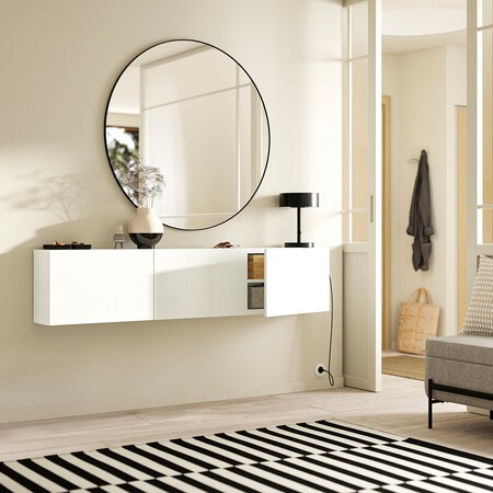 Besta Combinacion Almacenaje Pared Blanco Lappviken Blanco 1459032 Pe993218 S5