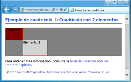 Cuadricula CSS IE