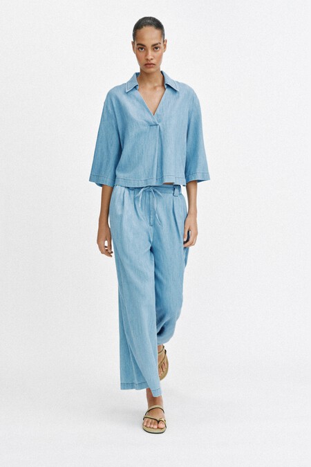 pantalónn fluido culotte