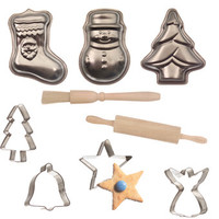 Moldes para hacer galletas con motivos navideños