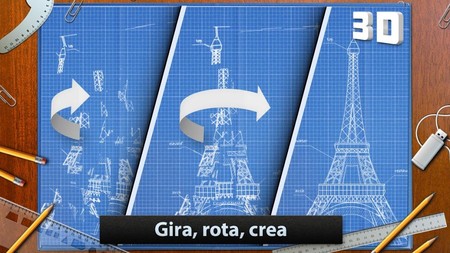 Blueprint 3D, el rompecabezas que te reta a rotar líneas para descubrir la imagen secreta en oferta a 0,10 €