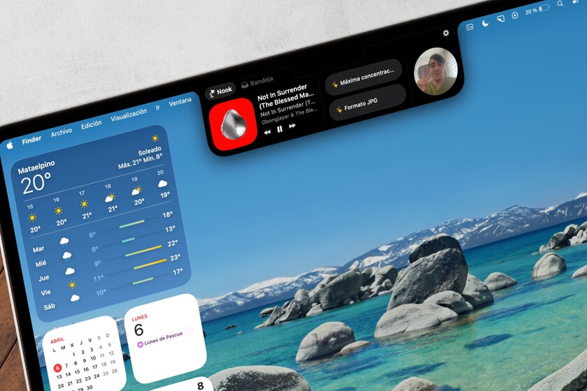 El 'notch' es lo más inútil de los MacBook, pero esta app lo transforma en una de las mejores utilidades