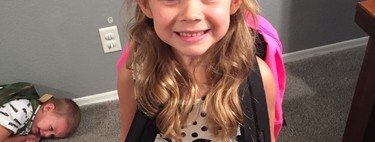 Los dos tipos de niños ante el primer día de cole en una foto (y cómo ayudar al del suelo)