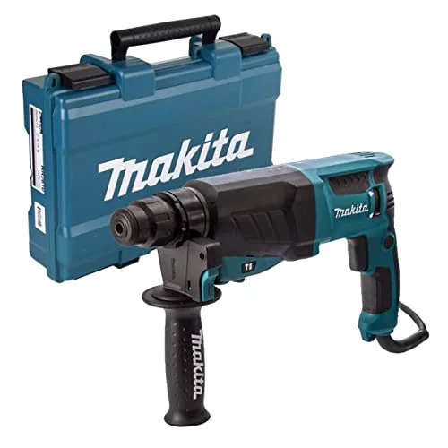 Makita HR2630 - Martillo rotativo combinado (26Mm, 230-240 V, 800 W, 0-1.200 Rpm, 40 posiciones)