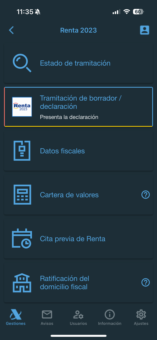 Cómo mirar y revisar tus datos fiscales para la Renta 2023
