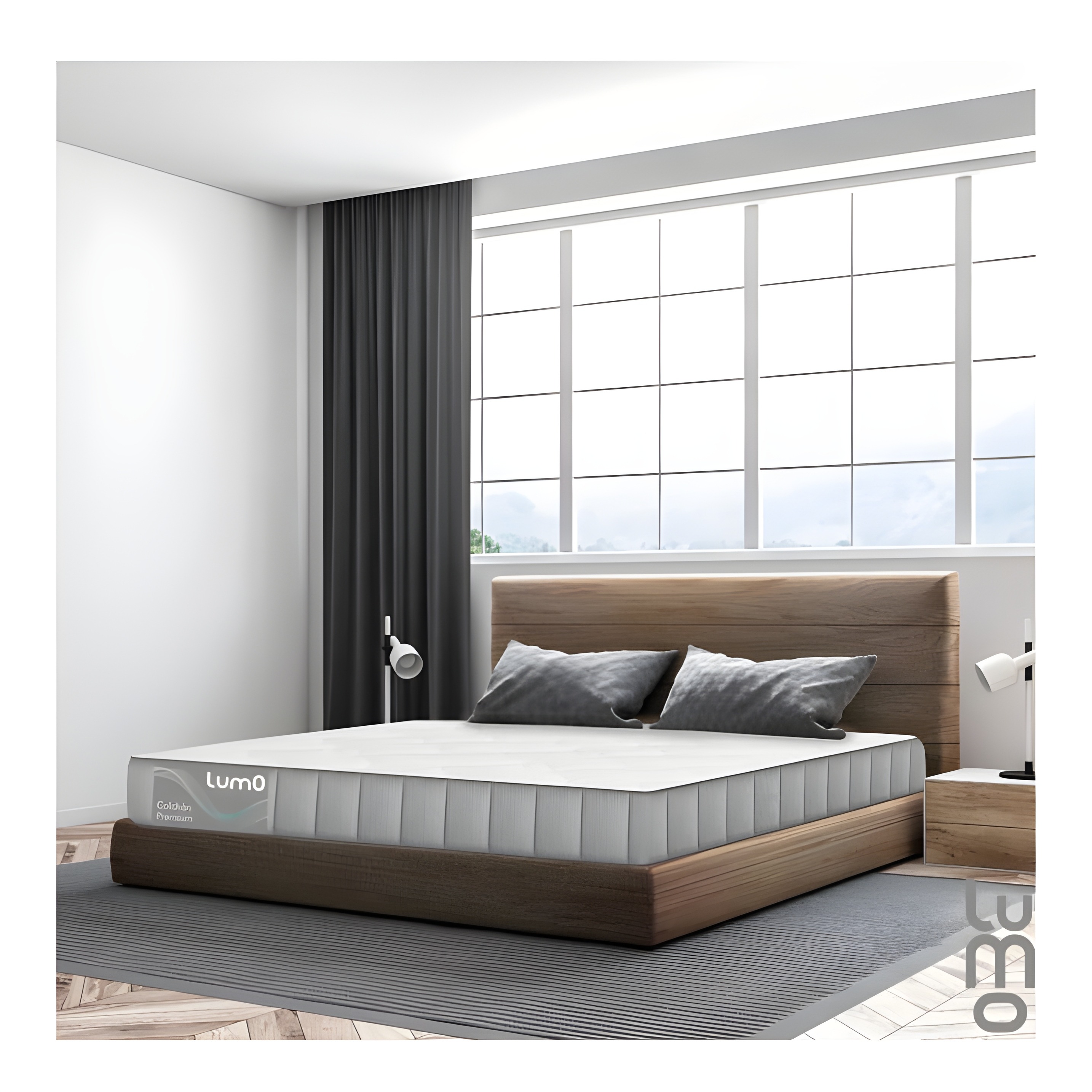 Colchón individual Lumo 18 cm de grosor, memory foam