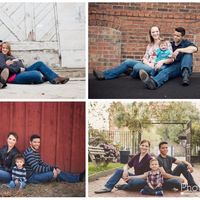 A pesar de estar divorciados, cada año se toman una foto familiar con su hijo