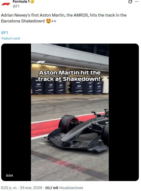 Aston Martin Barcelona F1 2026