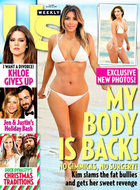 Y Kim Kardashian luce otra vez cuerpo en portada