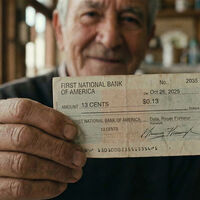 Si la pregunta es si un millonario se tomaría la molestia de cobrar un cheque de 13 centavos, la respuesta la tenemos en 1990