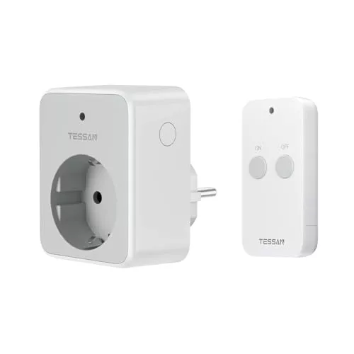 TESSAN Enchufe con Mando a Distancia Inalámbrico 3600W