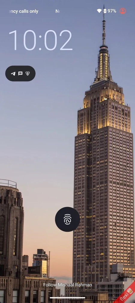 Captura de pantalla del aspecto de las notificaciones en el nuevo modo en el que Google está trabajando