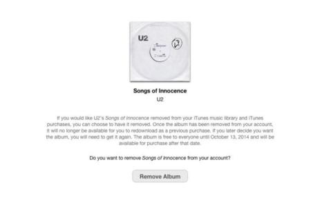 Apple crea una herramienta para eliminar el álbum de U2 de nuestra cuenta