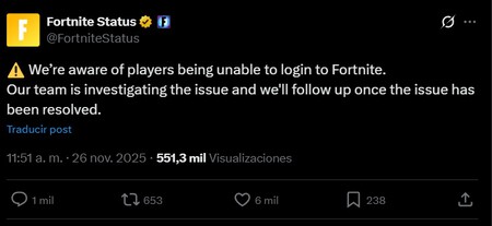 Servidores Fortnite Caida Mexico