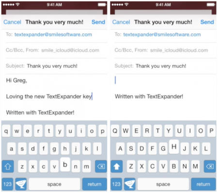 TextExpander tendrá su propio teclado en iOS 8