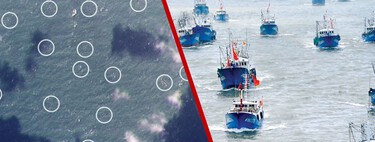Las imágenes desde el espacio no dejan lugar a dudas: China concentró miles de barcos pesqueros frente a Japón. Y no estaban allí para pescar