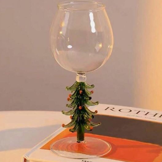 Copa de vino Árbol de Navidad
