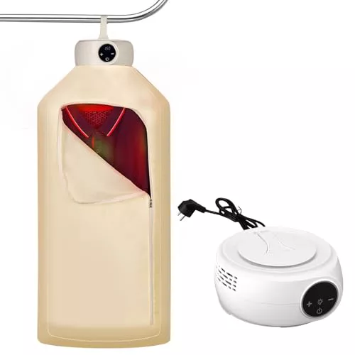 Secadora de ropa portátil pequeña, plegable, secadora de aire caliente