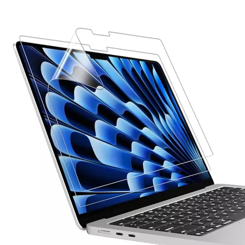 Protector de pantalla para MacBook Air de 13.6 pulgadas (2025-2022, M4/M3/M2) A3240 A3113 A2681 de alta definición, filtro antiarañazos, accesorio protector de laptop
