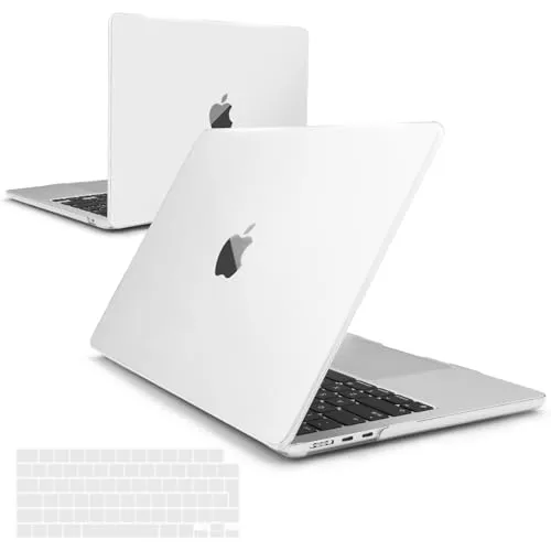 iNeseon Funda Compatible con 2025 2024 2022 MacBook Air 13,6 Pulgadas M4 A3240 / M3 A3113 / M2 A2681, Carcasa Rígida Plástico Delgada + Cubierta Teclado para Macbook Air 13.6, Cristal Claro iNeseon Funda Compatible con 2025 2024 2022 MacBook Air 13,6 Pulgadas M4 A3240 / M3 A3113 / M2 A2681, Carcasa Rígida Plástico Delgada + Cubierta Teclado para Macbook Air 13.6, Cristal Claro