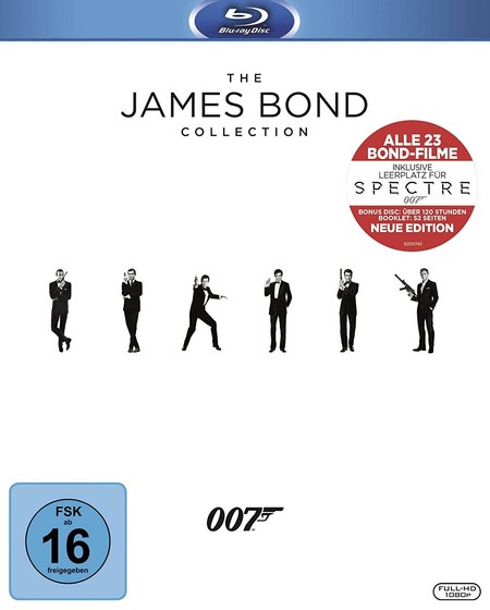 Cyber Monday: pack de 24 películas de James Bond, en Blu-ray, por sólo 63,24 euros