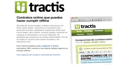 Tractis, creación y gestión de contratos online
