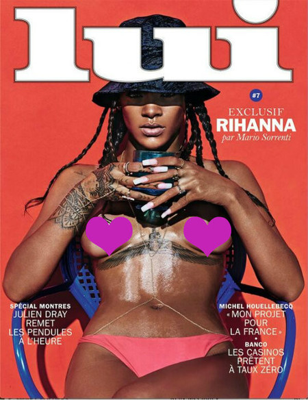 Marchando portada de Rihanna en lolas. Lo habitual vamos