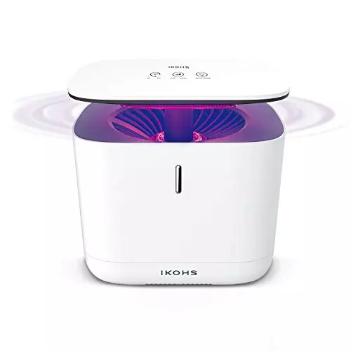 CREATE/BUZZKILL/Lámpara Antimosquitos Electrico, Mata Mosquitos, Moscas, Lámpara Ultravioleta, Sin Productos Químicos, Segura y Eficaz, Modos Dia y Noche, Sin Olores, Silencioso, Inocua, Blanco