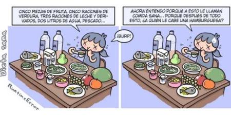 Con una dieta sana no tenemos que sentir hambre