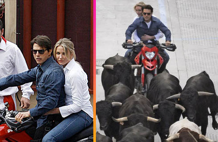 Tom Cruise y Cameron Díaz rodando en Cádiz y Sevilla