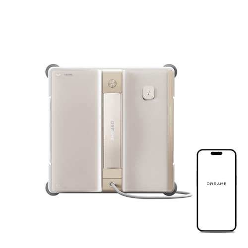 DREAME C1 Robot Window Cleaner, 5500 Pa Suction Power, Reliable Safety Protection, CornerClean Technology, Thorough Wet Cleaning, Comprehensive Path Planning