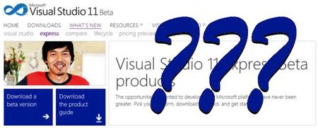 Visual Studio 11 Express Beta, no habrá versión para aplicaciones Desktop