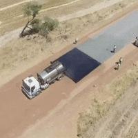 Mira cómo de rápido se asfalta en Australia