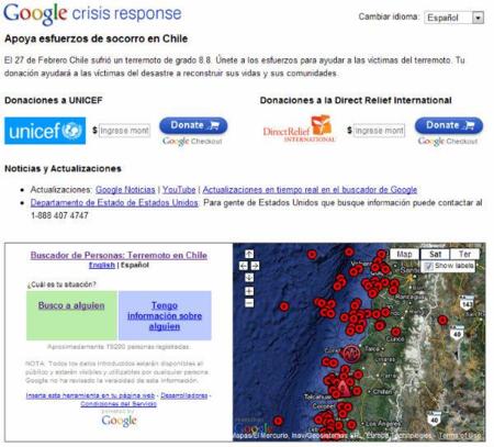 La imagen de la semana: el buscador de personas de Google en Chile