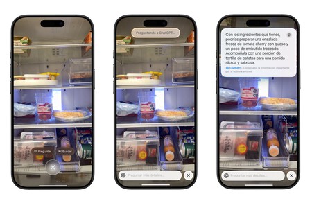 Ideas de recetas con lo poco que hay en la nevera gracias a Visual Intelligence