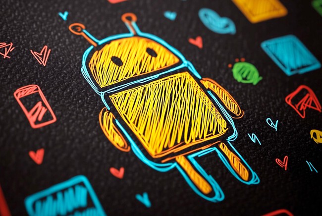 Portada Android Vector Lineal