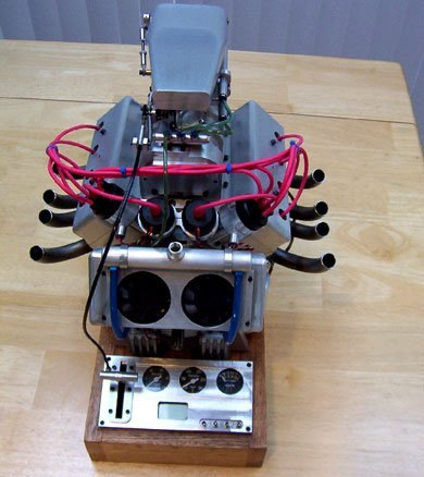 El motor V8 con compresor más pequeño del mundo