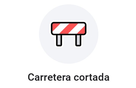 Waze Emojis Carretera Cortada